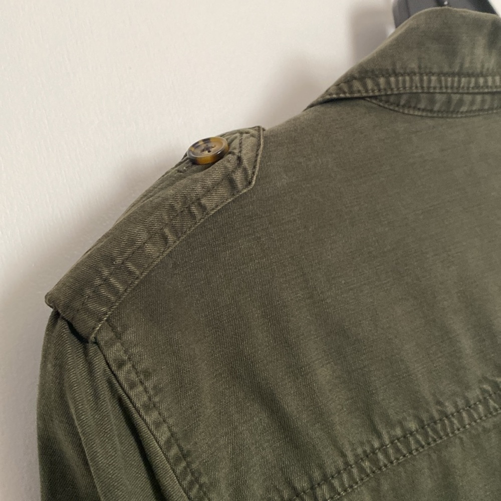 Lucky brand shacket, army green, size L - Picture 8 of 10